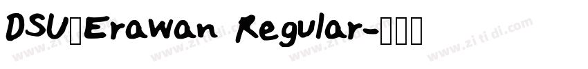 DSU_Erawan Regular字体转换